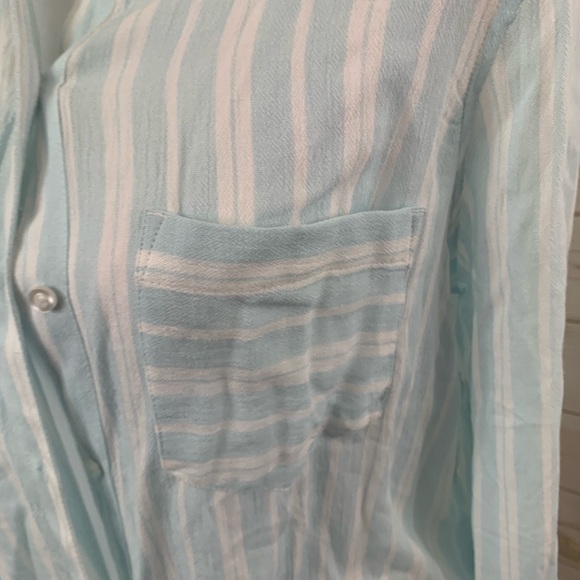 Abound Light Blue white Button Down Shirt - Picture 5 of 11